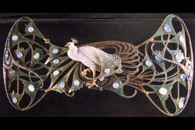As well as his work with glass he was regarded as a jeweller of great imagination 