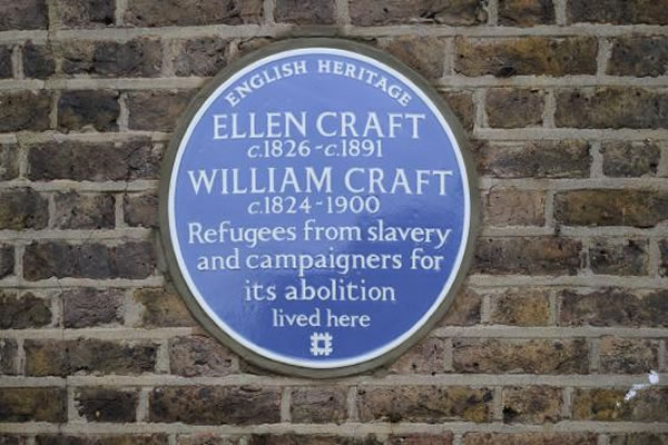 Ellen and William Craft blue plaque