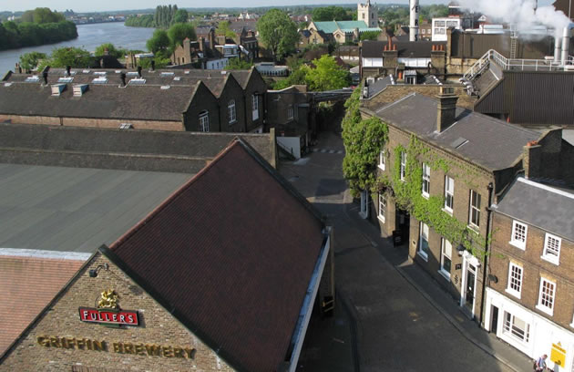 Fuller's Griffin Brewery in Chiswick