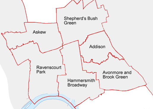 hammersmith ward map
