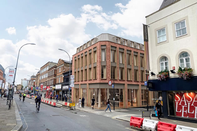 Developer's isualisation of proposed redevelopment of the Savers site on King Street 