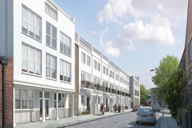 A visualisation of the proposal in Hammersmith from the planning application