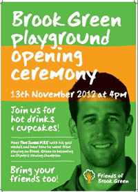 Brook Green Playground Opening Day