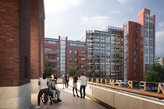 CGI of the new Civic Campus in Hammersmith 