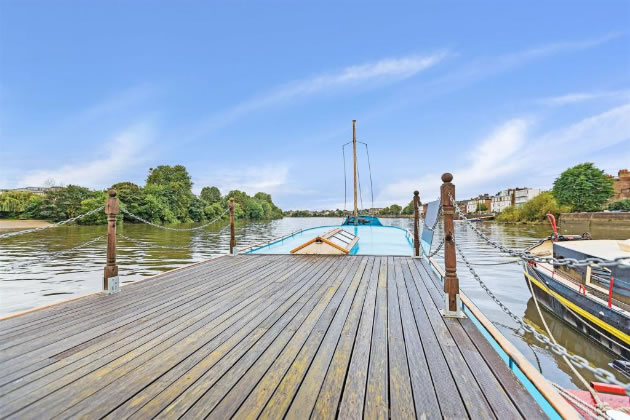 Boat at Dove Pier is great vantage point to see Boat Race. Picture: River Homes 