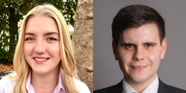 Hammersmith Broadway councillors Molly Mantle and Callum Nimmo