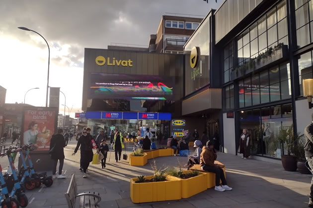 The new look shopping centre in Hammersmith 