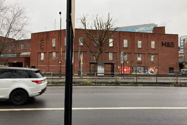 Red-brick rear of the store will be demolished and replaced with a new frontage