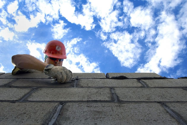 A legitimate roofer at work 