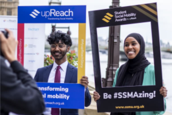 Award winners celebrate the recognition they have received