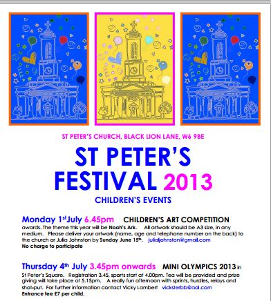 St Peter's Church Festival Hammersmith