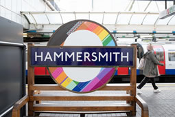 Hammersmith Station Sign Redesign Aims To Bring Happiness