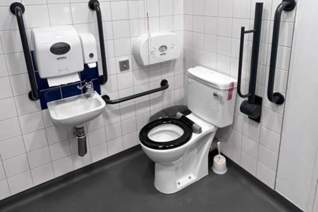 Aim is that all passengers are within 20 minutes of a toilet without needing to change lines 