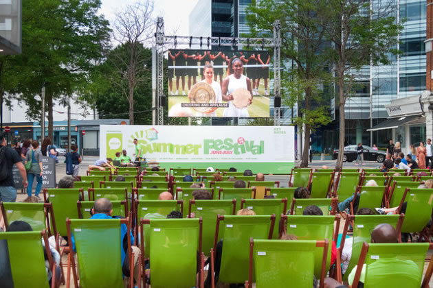 Watch Wimbledon live on the big screen 