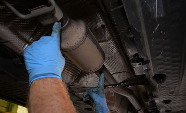 Catalytic convertor. Picture: RAF Mildenhall