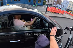 Cycling Mikey in Paddenswick Road Confrontation