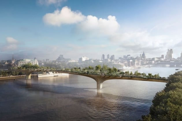 The total cost to the taxpayer of the Garden Bridge plan is an estimated £43 million 