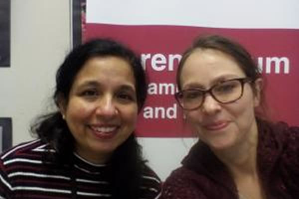 Parentsactive lead Nandini Ganesh (left) pictured with assistant Reema Sharma