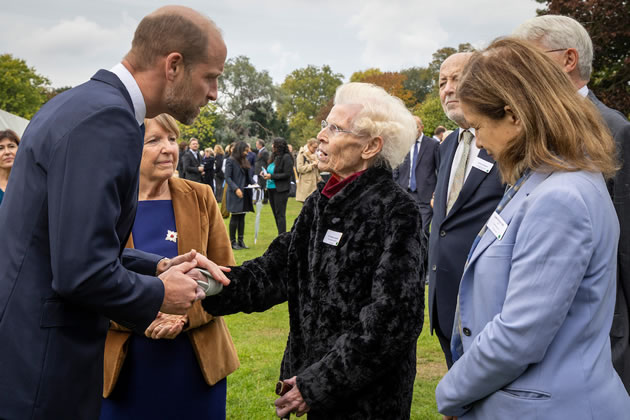 Prince William meets humanitarians and their relatives. Picture: Andy Aitchison