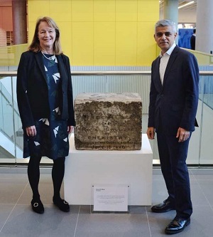 Mayor Sadiq Khan with Imperial College President Alie Gast